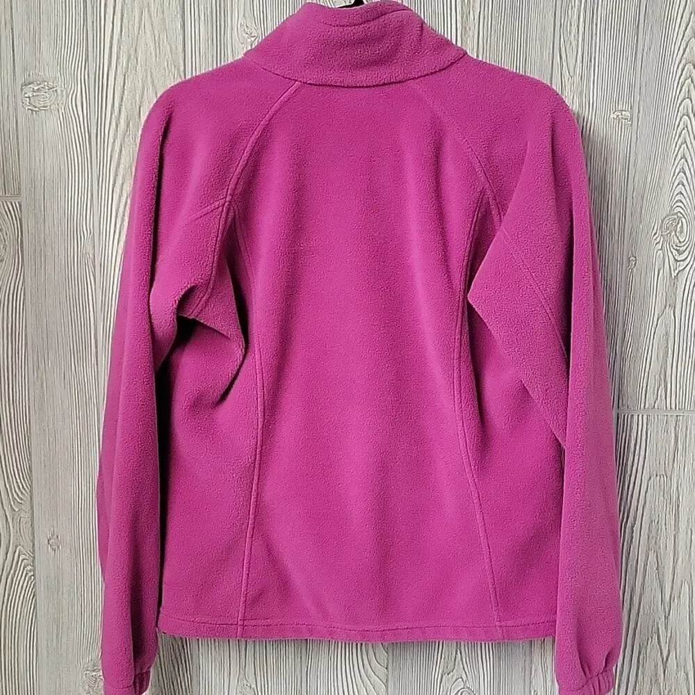 Columbia Benton Springs Full Zip Pink Fleece Jacket Womens Size Medium - Picture 6 of 10